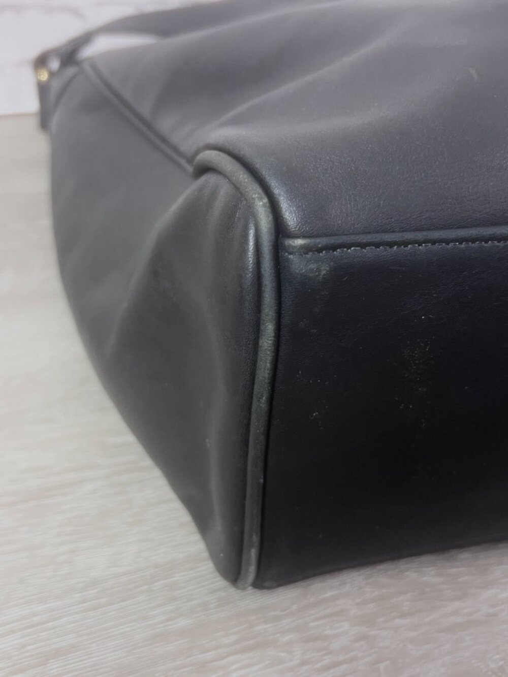 Vintage Coach XL Studio Bag Style 4081 in BLACK Leather, - Picture 6 of 7